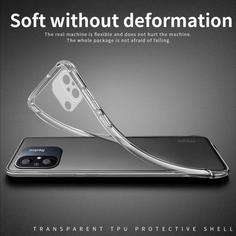 Xiaomi Redmi 12C MOFI Flexibelt Plastskal - Transparent