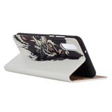 Sony Xperia L4 Leather Wallet Case - Tiger and Wolf