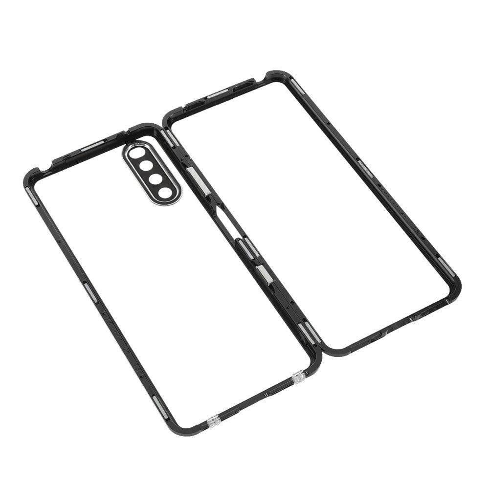 Sony Xperia 10 III Magnetic Case m. Glas bak och fram - Svart