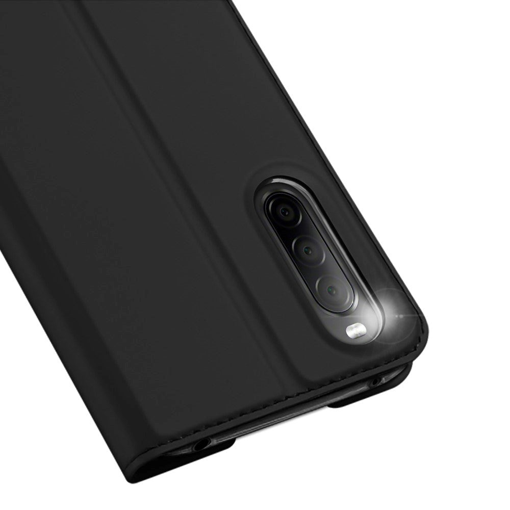 Sony Xperia 10 IV DUX DUCIS Skin Pro Series Plånboksfodral - Svart