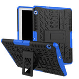 Huawei Mediapad T3 10 Tough Case - Slim 2 -in -1 Case - Black / Blue