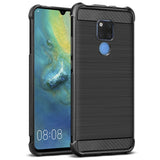 Huawei Mate 20 x IMAK Skal Plast Kolfiber - Svart