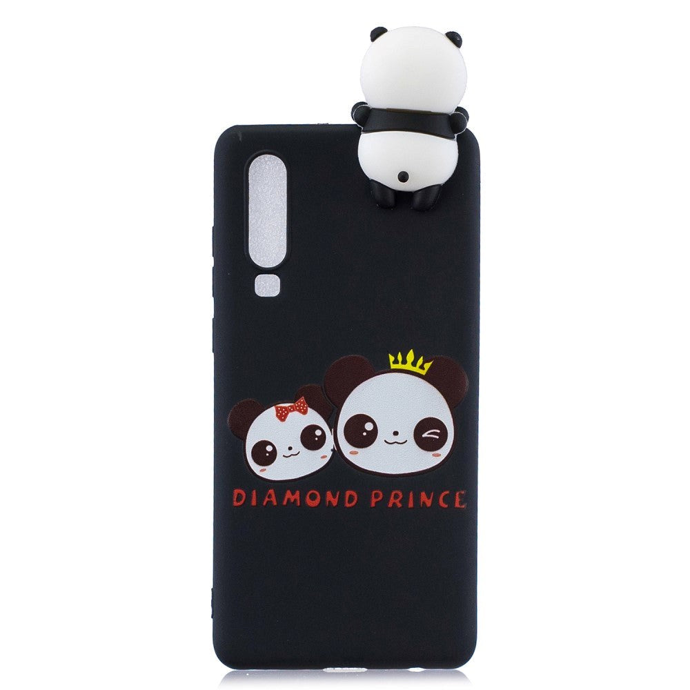 Huawei P30 Skal - 3D Diamond Prince Svart