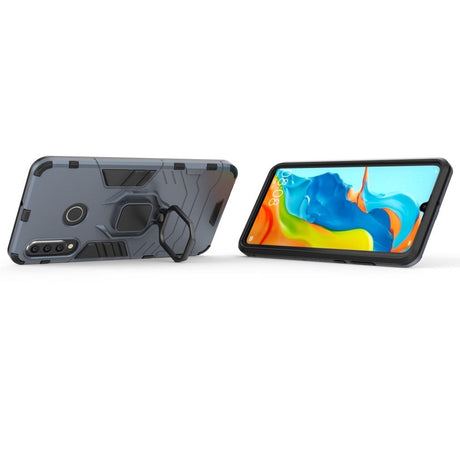 Huawei P30 Lite Tough Case m. Magnetisk Stativfunktion blått