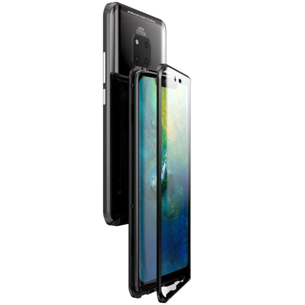 Huawei Mate 20 Pro 360-graders Skal Fram och Bak med Magnet - Svart