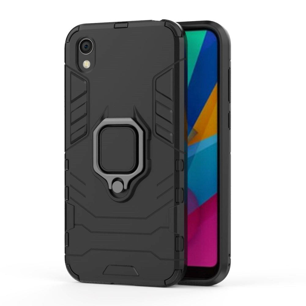 Huawei Y5 (2019) Tough Case m. Magnetisk Stativfunktion Svart