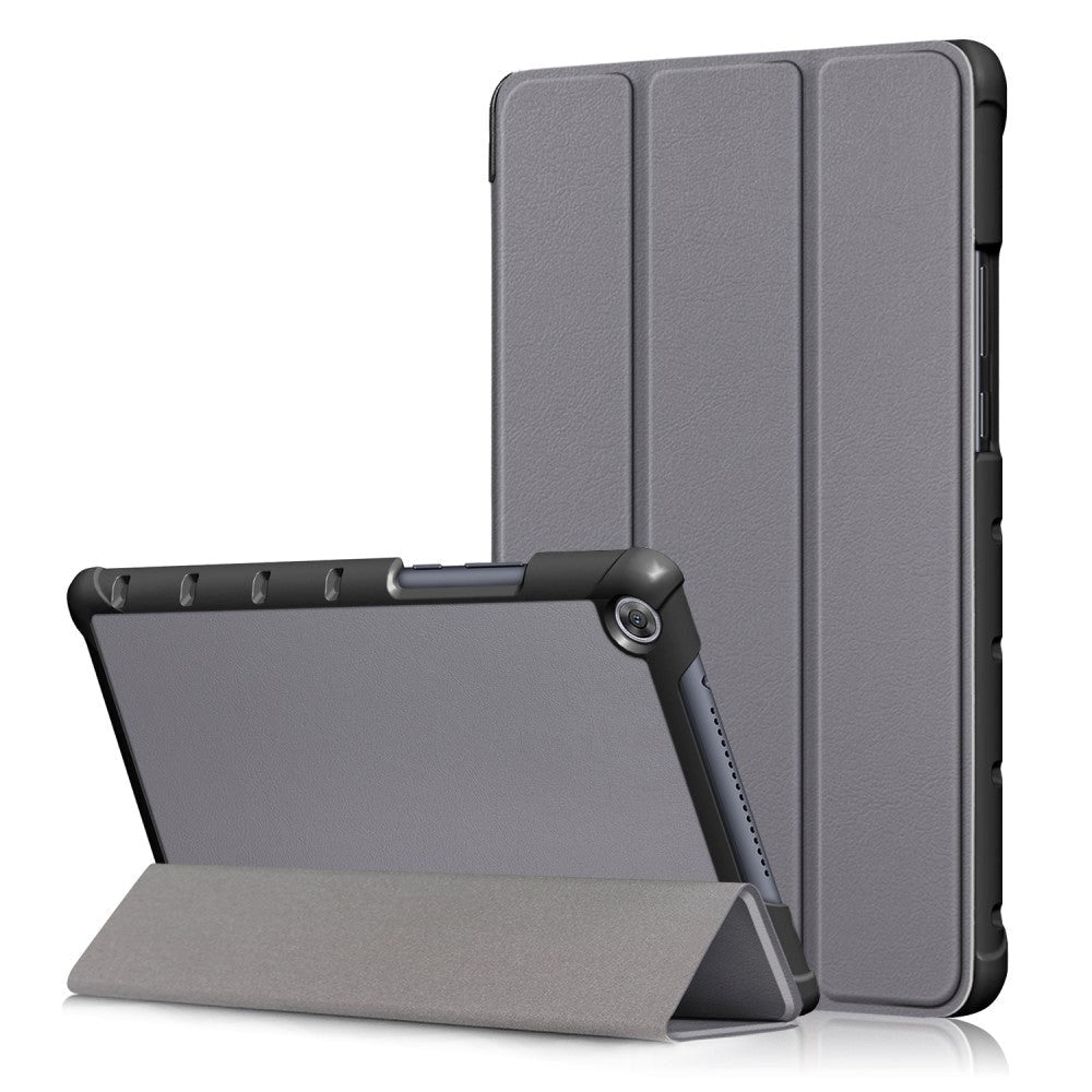 Huawei Mediapad M5 Lite 8 Tri-Fold Leather Case Grey