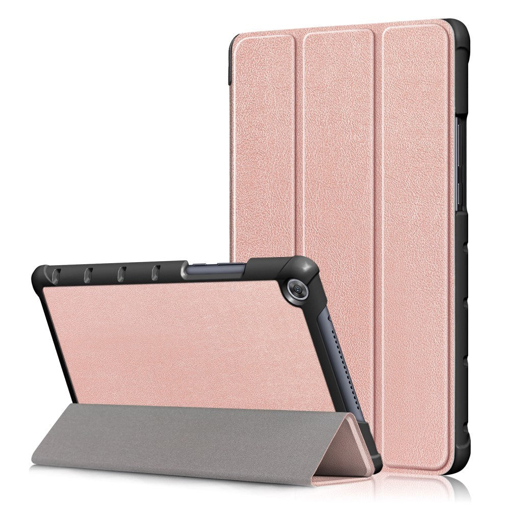 Huawei Mediapad M5 Lite 8 Tri-Fold Läderfodral Rose Gold