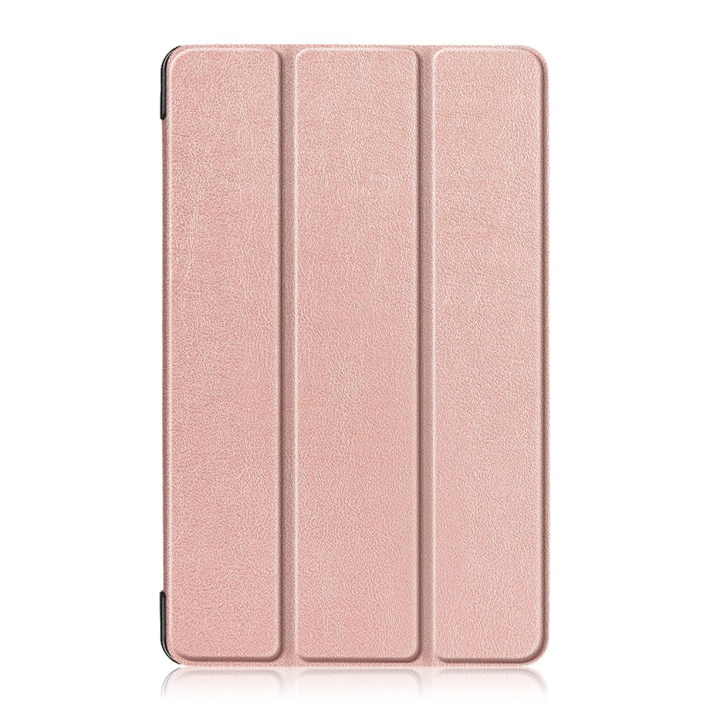 Huawei Mediapad M5 Lite 8 Tri-Fold Läderfodral Rose Gold