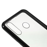 Huawei P30 Lite Magnetiskt Skal med Glas Framsida och Baksida - Svart