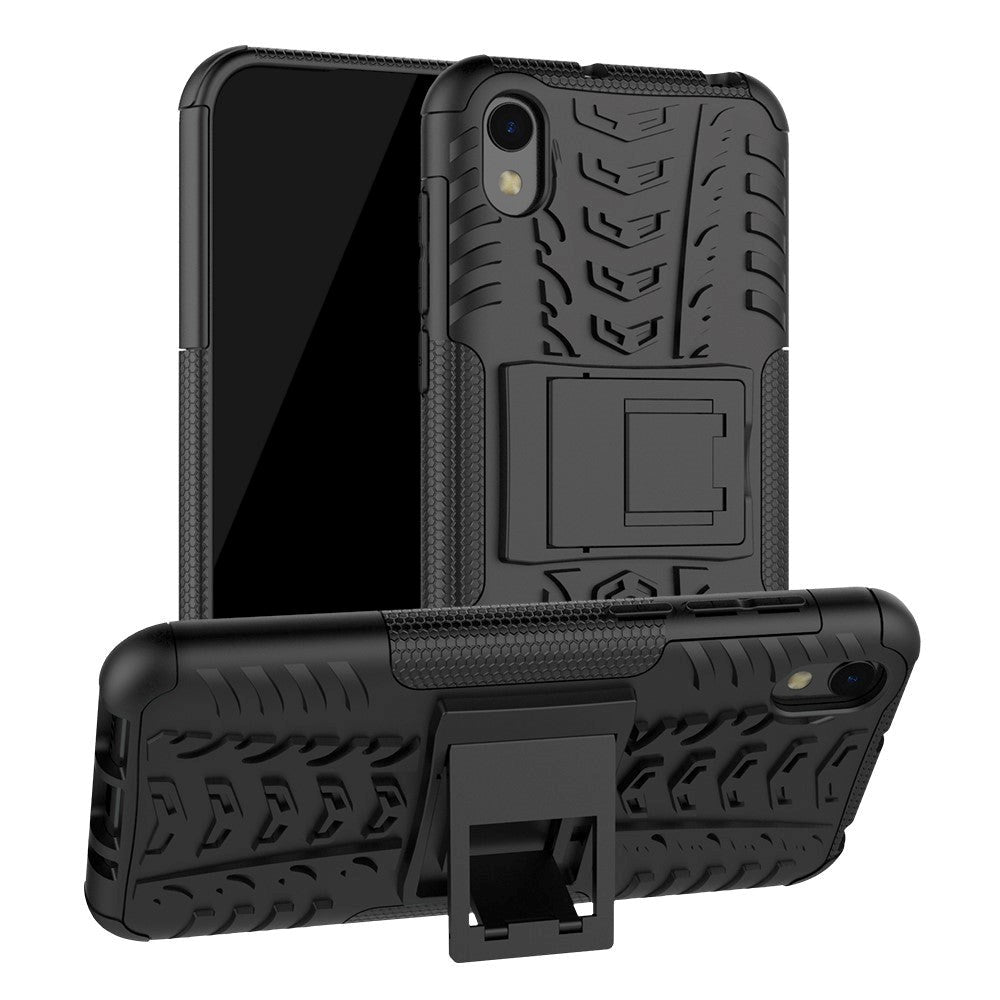 Huawei Y5 (2019) Tough Case m. Stand - Svart