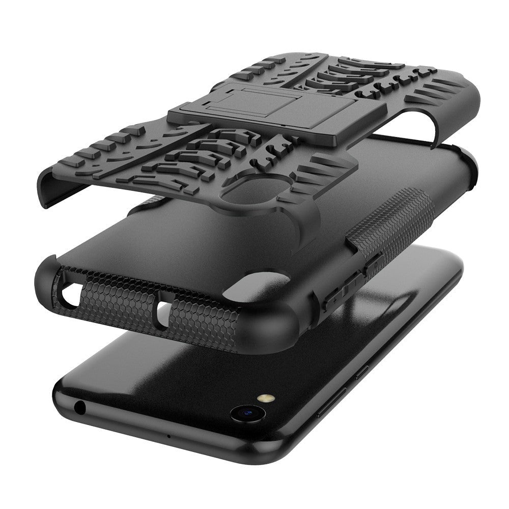 Huawei Y5 (2019) Tough Case m. Stand - Svart