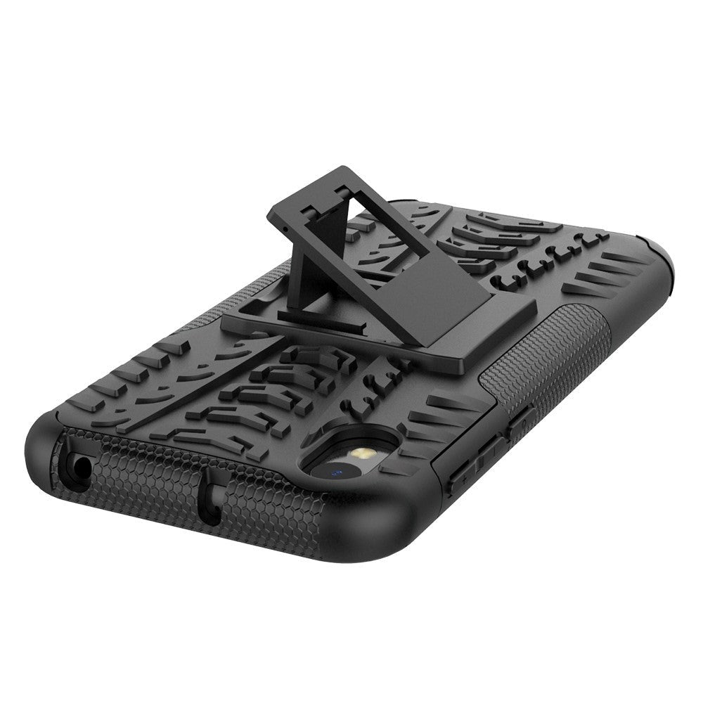 Huawei Y5 (2019) Tough Case m. Stand - Svart