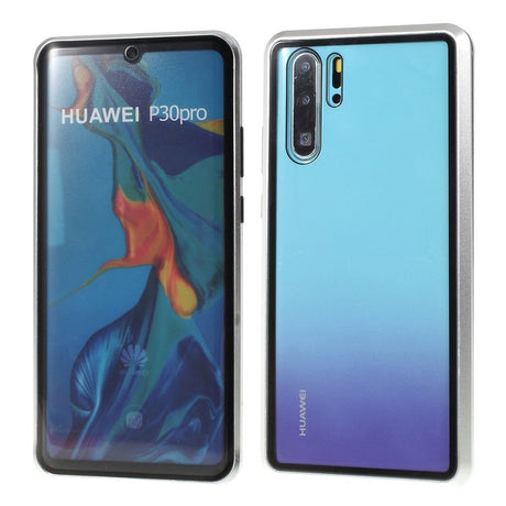 Huawei P30 Pro 360-graders Skal Fram och Bak med Magnet - Silver