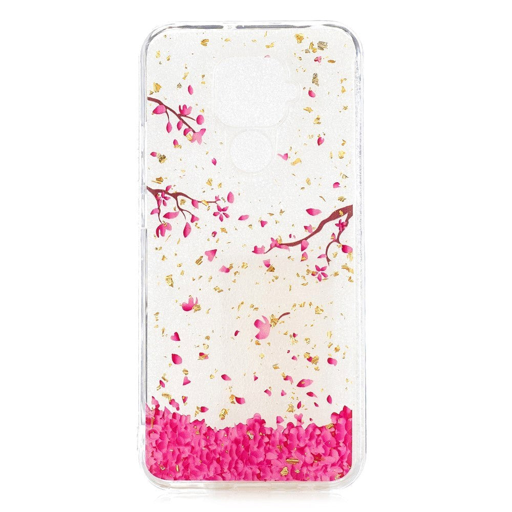 Huawei Mate 30 Lite Skal - Transparent Blomblad