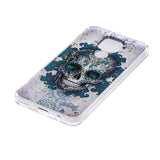 Huawei Mate 30 Lite Skal - Transparent Sugar Skull