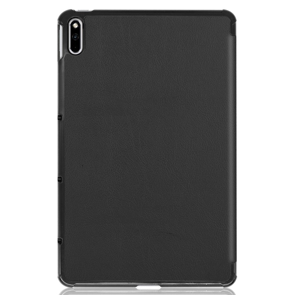 Huawei MatePad 10.4 Tri-Fold Leather Case V2 - Svart