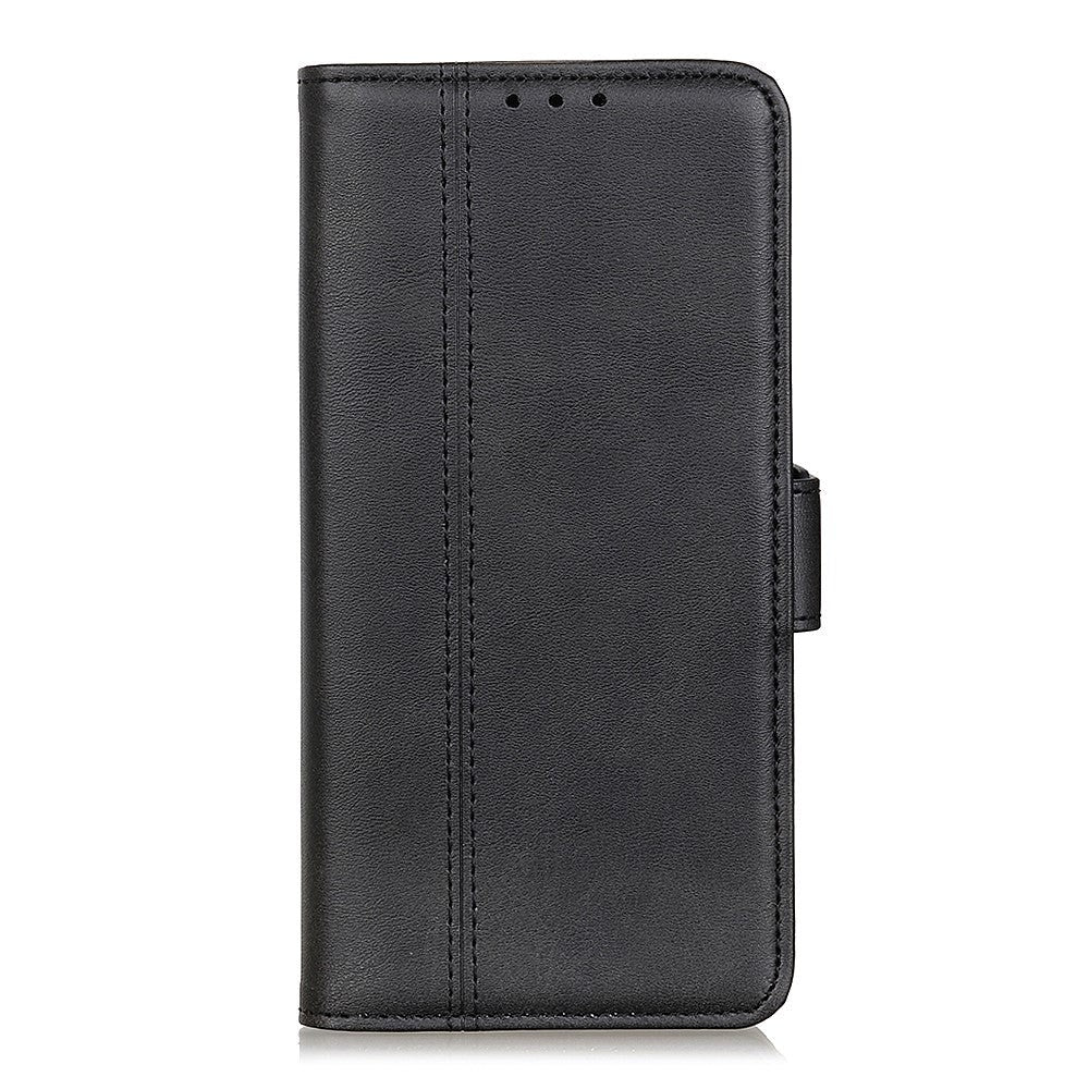 Huawei Y5p Retro Leather Wallet Case - Svart