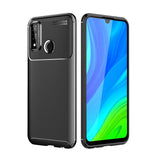 Huawei P Smart (2020) kolfiberfodral - Svart