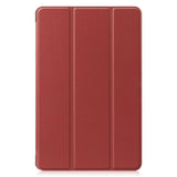 Huawei MatePad 10.4 Tri-Fold Leather Case - Brown