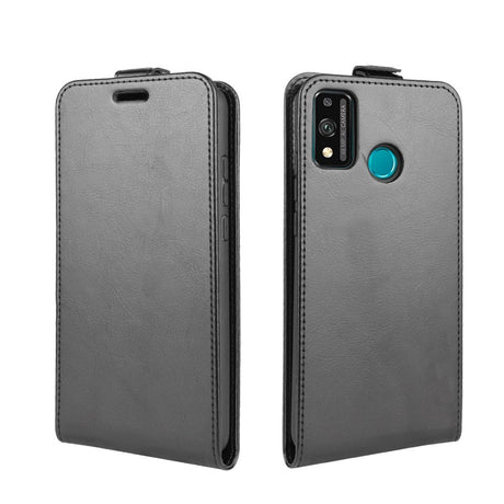 Huawei Honor 9x Lite Leather Wallet Case Black