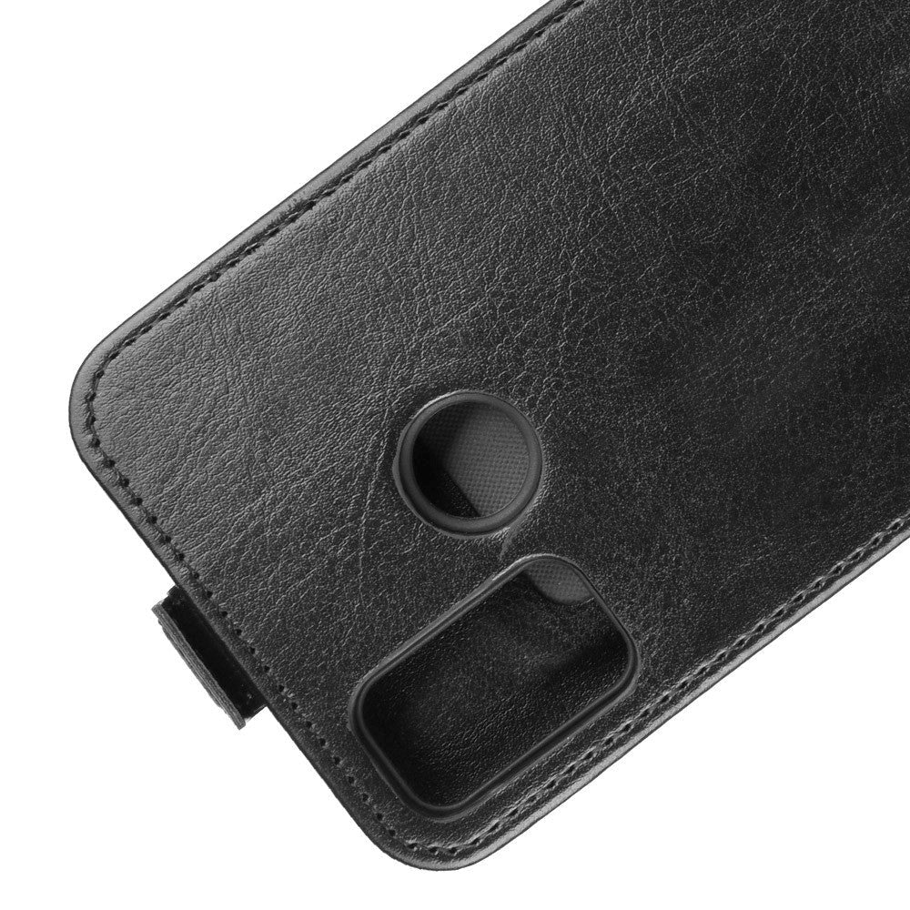 Huawei Honor 9x Lite Leather Wallet Case Black