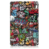 Huawei MatePad 10.4 "Läderfodral - tecknad graffiti