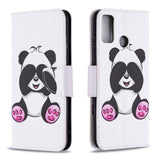 Huawei Honor 9x Lite Leather Wallet Case - Cute Panda