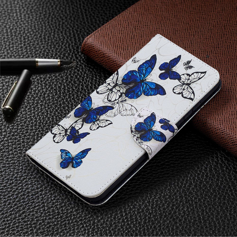 Huawei Honor 9x Lite Leather Wallet Case - Butterfly Swarm