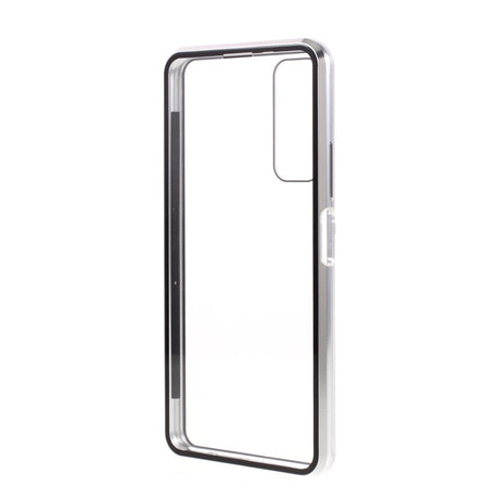 Huawei P Smart 2021 Magnetic Case m. Glas fram och bak - silver