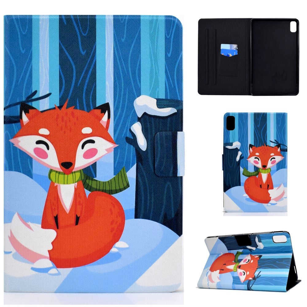 Huawei MatePad 10.4" Skal m. Stand & Card Holder - Fox in Snow