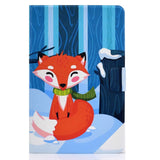 Huawei MatePad 10.4" Skal m. Stand & Card Holder - Fox in Snow