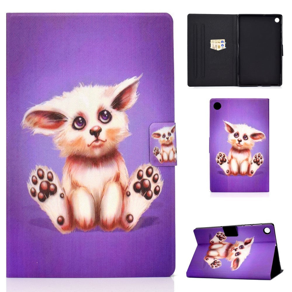 Huawei MatePad T10 / T10S-skal m. Stand & korthållare - liten katt
