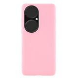 Huawei P50 Pro Flexibel Matt Plastskal - Rosa