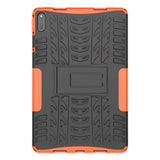 Huawei MatePad 11 Tough Case m. Däckdesign & stativläge - Svart & orange