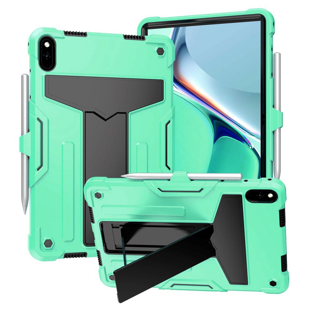 Huawei MatePad 11 Tough Case m. Stativfunktion & Pen Holder - Cyan & Black