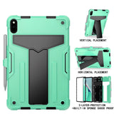 Huawei MatePad 11 Tough Case m. Stativfunktion & Pen Holder - Cyan & Black