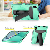 Huawei MatePad 11 Tough Case m. Stativfunktion & Pen Holder - Cyan & Black