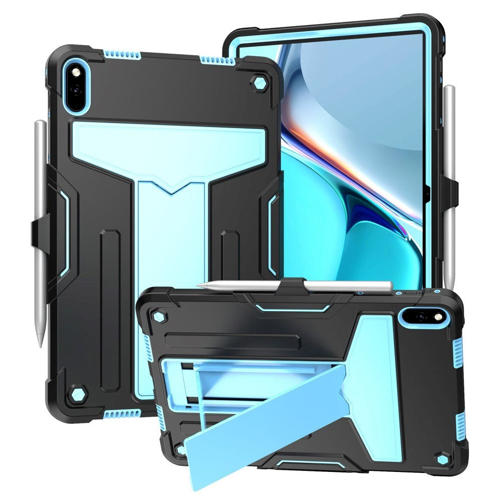 Huawei MatePad 11 Tough Case m. Stativfunktion & Pen Holder - Black & Blue