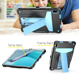 Huawei MatePad 11 Tough Case m. Stativfunktion & Pen Holder - Black & Blue