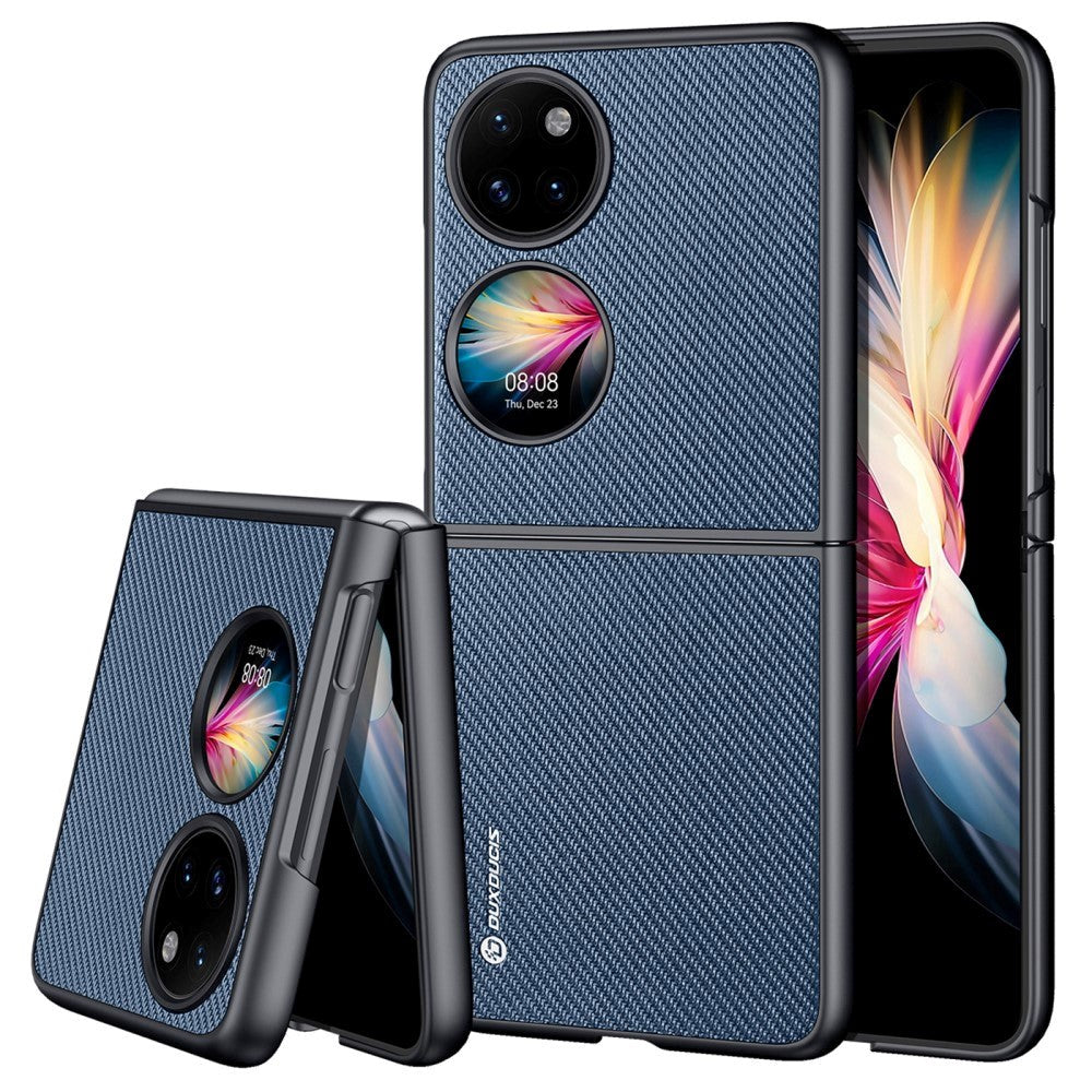 Huawei P50 Pocket Dux Ducis FINO Series Skal Nylon - Blå