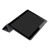 Huawei Mediapad T3 10 9.6" Skal - Tri-Fold Leather Case" Crazy Patterns "Gray