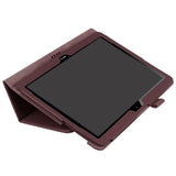 Huawei Mediapad T3 10 9.6 "Läderfodral m. Flip Stand Brown