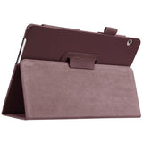 Huawei Mediapad T3 10 9.6 "Läderfodral m. Flip Stand Brown