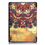 Lenovo Tab 10 (TB-X103F) Fodral-Tri-Fold Leather Case "Indian Dreamcatcher" Light Brown