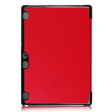 Lenovo Tab 10 (TB -X103F) Fodral - Tri-Fold Leather Case - Red