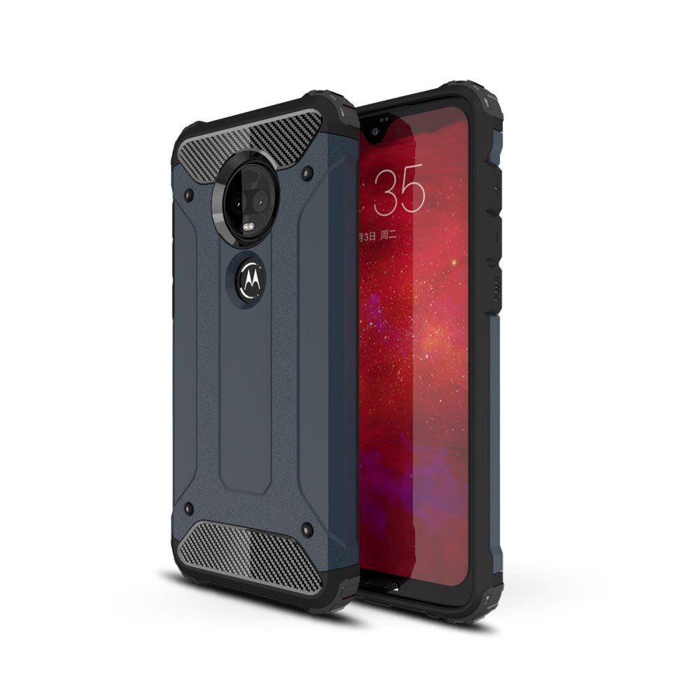 Motorola Moto G7 / G7 Plus Armor Guard Hard Case Skal - Mörkblå