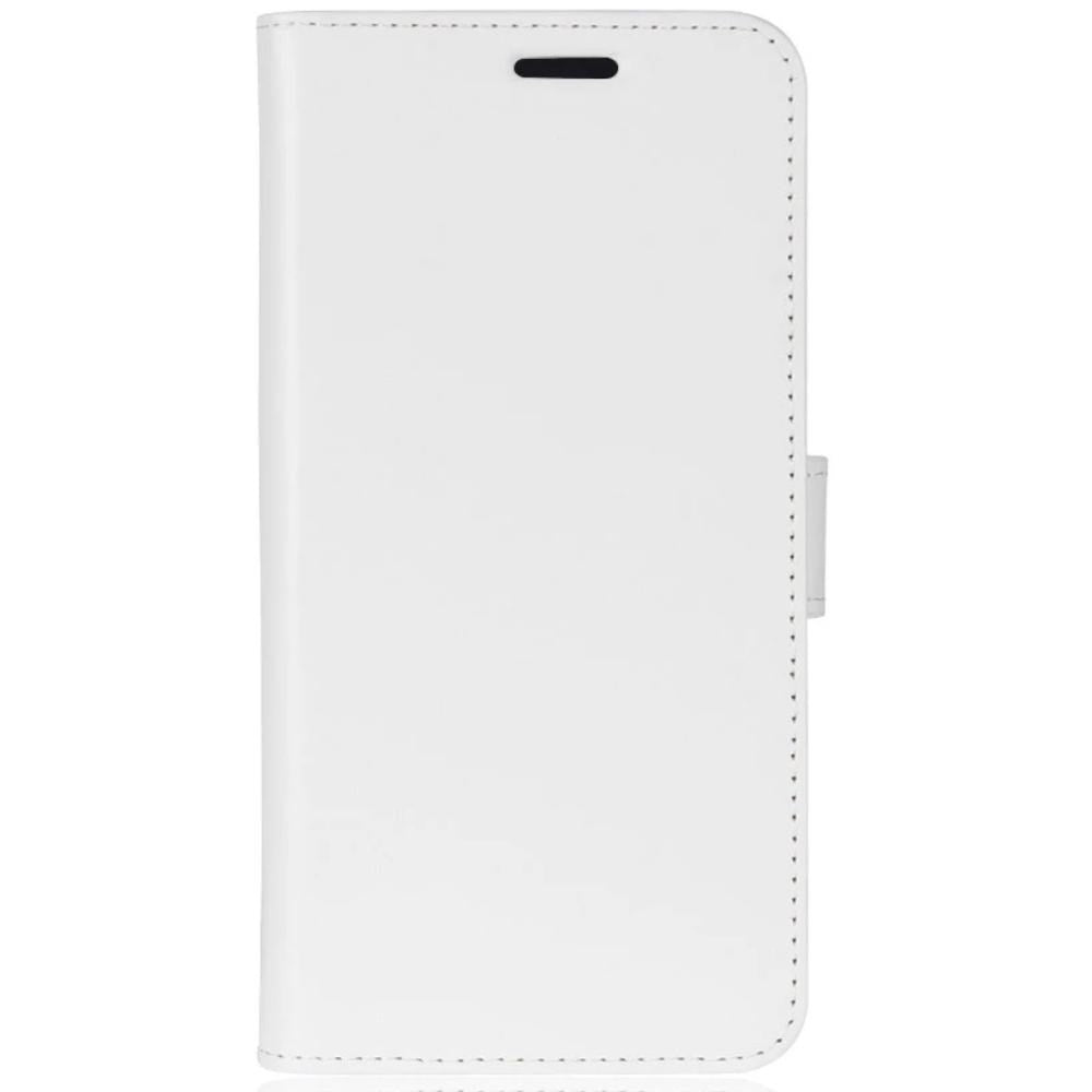 Motorola Moto E6 Plus Neutral Leather Wallet Case White White