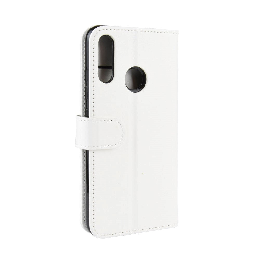 Motorola Moto E6 Plus Neutral Leather Wallet Case White White