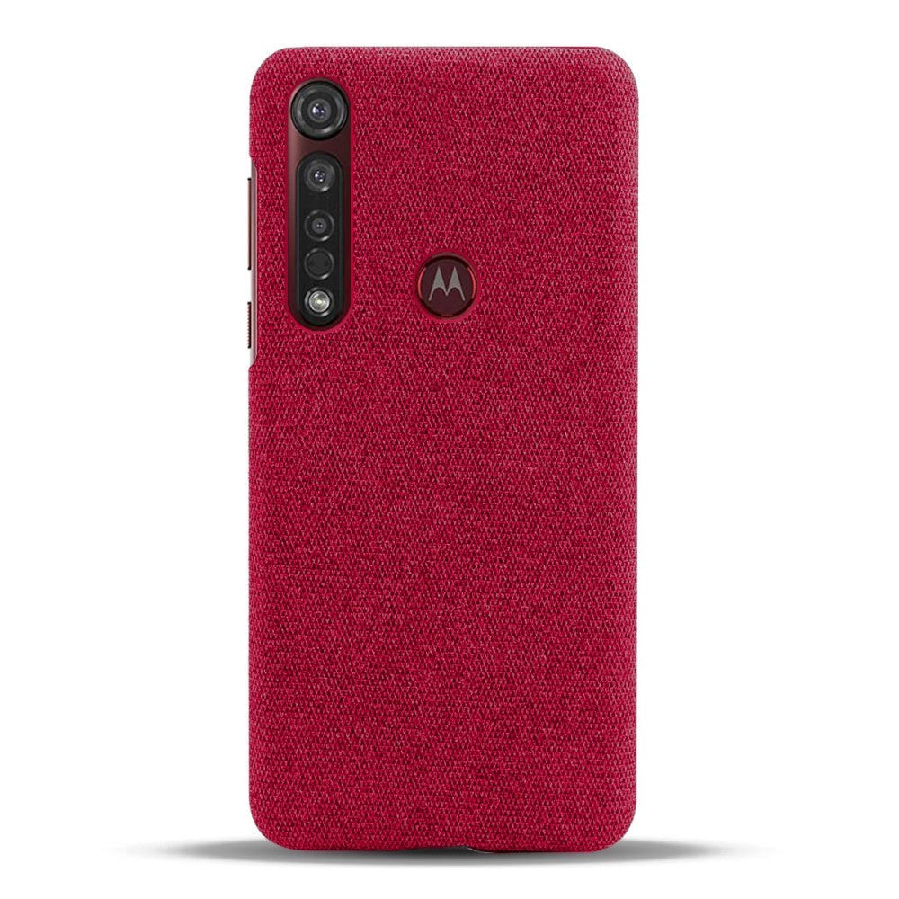 Motorola Moto G8 Plus tygfodral plastrött